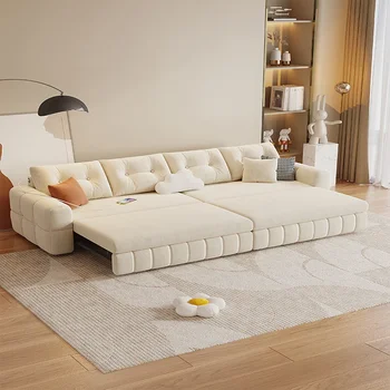 Скандинавските на мека мебел за дневна Puffs, секционни надуваем луксозен диван с възможност за сгъване на облегалката, съвременно односпальное стол, Модерно обзавеждане Sillas De La Playa
