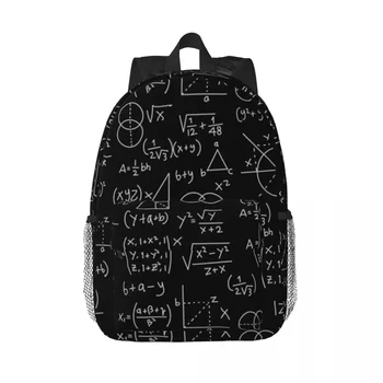 Математически Формули Черна дъска Ученически Раници за Отрепки Тийнейджърката чанта за книги Мультяшные Училищни чанти за студенти Пътен раница, Чанта през рамо