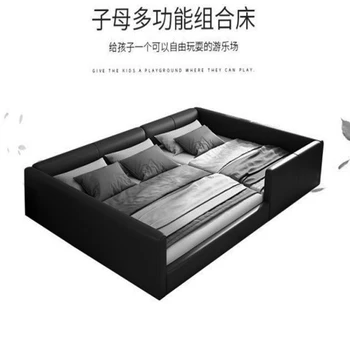 Семейно легло на Легло за родители и деца, семейство легло с четири дупки, разширено съединителната легло 3 м, легло с големи фехтовка
