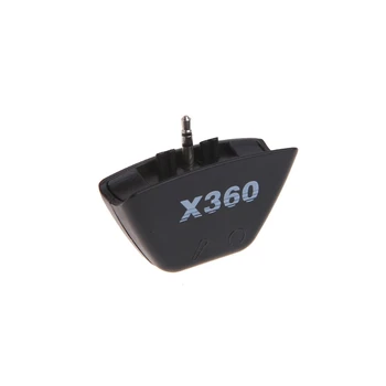 Черен 2,5 мм, микрофон, слушалки, адаптер-конвертор слушалки за Xbox 360 D5QC