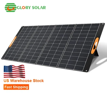 Склад на САЩ 400 W Sunpower ETFE гъвкава преносима сгъваема соларен панел складное одеяло със слънчев панел за нощуване на открито