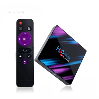 H96 MAX Smart TV Box Android 10.0 4G 64GB Четириядрен безжичен IPTV 4K USB Netflix, Youtube телеприставка мултимедиен плейър