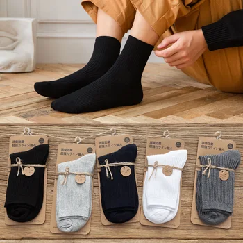 Нови модни мъжки и дамски памучни къси чорапи-лодка