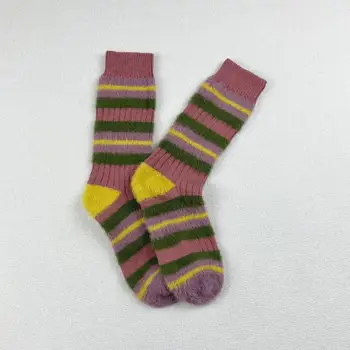 Чорапи от Дишащ материал, Уютни и Стилни Дамски Чорапи до средата на прасците, Топли Разтеглив Мини, Абсорбиращи Потта на Есента-Зимата, Мек Памук