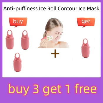 2023 Новата Contour ледената маска против подпухналостта Ice Roll Нанесете на лицето, торбички под очите Ледена окото в стил снежна ивица Нанесете Силиконовата ледената маска