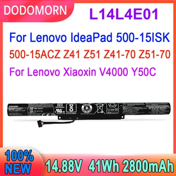 DODOMORN L14L4E01 Батерия за лаптоп Lenovo IdeaPad 500-15ISK 500-15ACZ Z41 Z51 Z41-70 Z51-70 За Xiaoxin V4000 Y50C V4000-ISE