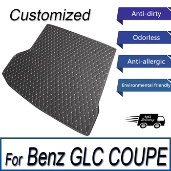 Подложка в багажника на колата, за да Benz GLC COUPE SUV 2017 2018 2019 2020 2021 килим за карго подложка, аксесоари за интериор, калъф