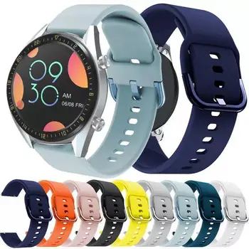 Каишка за часовник Huawei Watch GT2/GT3, Силикон каишка за часовник Honor, Huami, Samsung, Garmin, Универсални Сменяеми 20/22 мм