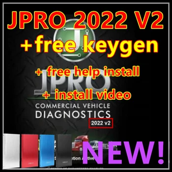 Най-новата версия за Noregon JPRO 2022 V2 + файлове crack + безплатна keygen JPRO Commercial Fleet Diagnostics помощ за инсталиране на диагностичен софтуер jpro