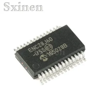 10 бр./лот на чип за Ethernet контролер ENC28J60-I/SS SSOP-28 8 KB оперативна памет