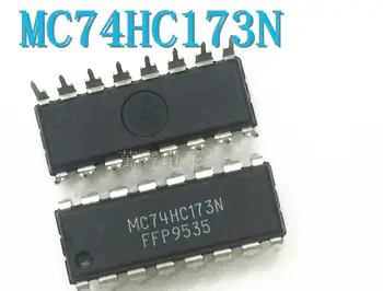 25ШТ MC74HC173N CD74HC173E 74HC173 74LS173 DIP-16 оригиналът е В наличието на Четириядрен спусъка D-тип с положителен марж; чип в 3 състояния на НОВА