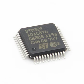 1 Брой STM32F101C8T6 LQFP-48 Ситопечат STM32F101 Нов оригинален чип IC