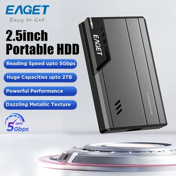 Преносим твърд диск EAGET G68 5400 об/мин хард диск, USB 3.0, 250 gb, 500 GB, 1T, 2T, външен механичен твърд диск за десктоп, лаптоп