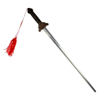 Китайски меч Тайдзи, Прибиращ меча, играчка за спорт на открито, класически нож с пискюли, за да се изяви, аксесоари за декориране на подпори