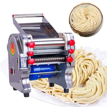 Електрическа автоматична машина за приготвяне на спагети с мощност 135 W с два ножа, преса за юфка, макаронная машина 110