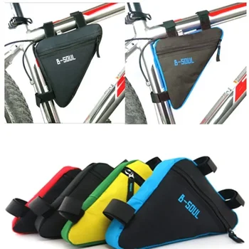 Велосипедна чанта Предната Рамка Горната Тръба Триъгълна чанта Седельная чанта за планински велосипед Кошници Колоездене, Чанти за инструменти на Притежателя на Велосипед чанти Аксесоари
