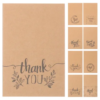 16 Комплекти Празни благодарственных пощенски картички и Картички за поръчка на Сватбени Картички Подаръци Масово клиентите Поздравления за малкия бизнес Европейската